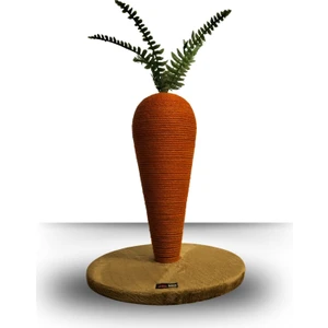 Lotus Pet Design Havuç Kedi Tırmalama Tahtası - 42 cm - Turuncu - LTS-M-010