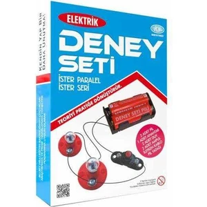 Elektrik Deney Seti Ahşap Zeminli Seri Paralel Devre Ödev Seti