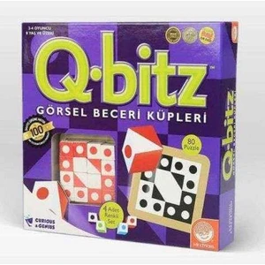 Q-Bitz Oyunu Q Bitz Görsel Beceri Küpleri Mindware Akıl ve Zeka Okul Turnuva Oyunu