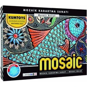 Jel Mozaik Kabartma Sanatı 30X40CM Moziyik Mosaic Kabartma
