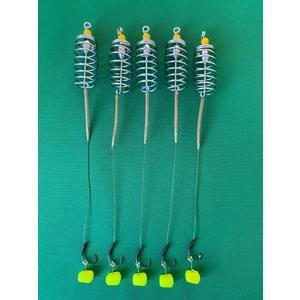 Çapari Av01 5 Adet Yaylı Yüzen Özellikli Fosforlu Yeşil Mısırlı Sazan Rig Takımı