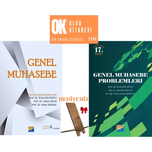 Genel Muhasebe - Genel Muhasebe Problemleri / 2 Kitap - Ercan Bayazıtlı (Telefon Tutucu Hediye)