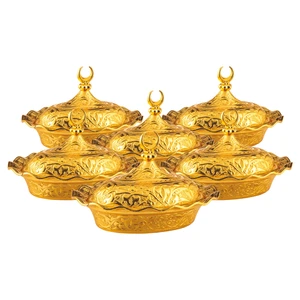 6 Adet Oval Metal Lokumluk (042-6)