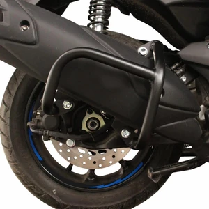 Yamaha Nmax 125 / 155 2021-2024 Uyumlu Egzoz Koruma Demiri Siyah