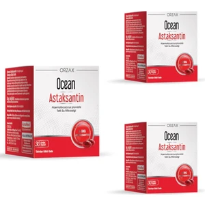 Ocean Astaksantin 30 Kapsül 3 Adet