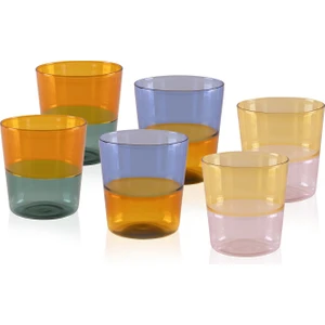 The Mia Rainbow Su Bardağı 6 Parça 320 ml