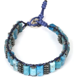 M Miel Erkek Doğal Taş Düğmeli Bileklik