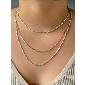 Kadın 3lü Set Zincir Kolye