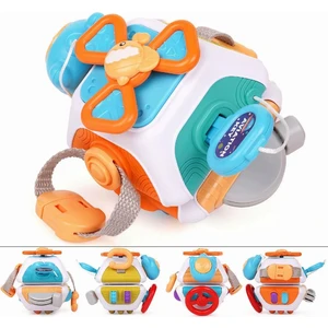 Oyuncak Bebek El Göz Koordinasyonu Geliştiren Montessori 10'lu Eğitici Aktivite Küp