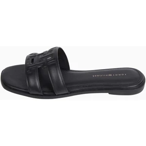 Tommy Hilfiger Logo Strap Mule Flat Sandalet