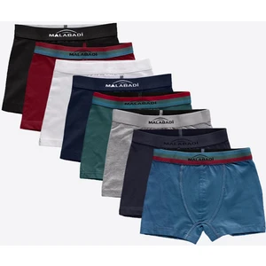 Çok Renkli 8'li Paket Erkek Çocuk Boxer 8M208