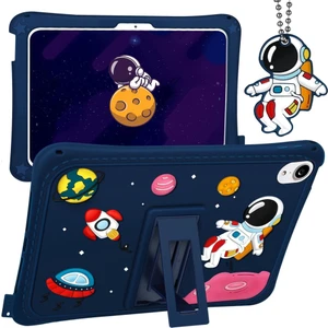 Apple iPad 11.Nesil A16 11inç/10.Nesil 10.9inç Kılıf Çocuklara Özel Karakter Baskılı Standlı Sevimli ASTRONOT