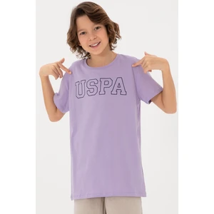 U.S. Polo Assn. Erkek Çocuk Lila Tişört Basic 50284818-VR034