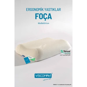 Foça Ortopedik Visco Yastık Ergonomik Hafızalı Visco Yastık