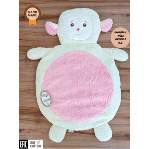 Bebek Alt Açma Minderi & Kuzu Nakış Işlemeli / Bebek Oyun Matı & Bakım Örtüsü /doğum Hediyesi