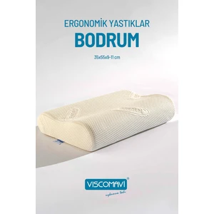 Bodrum Ortopedik Visco Yastık Ergonomik Hafızalı Visco Yastık