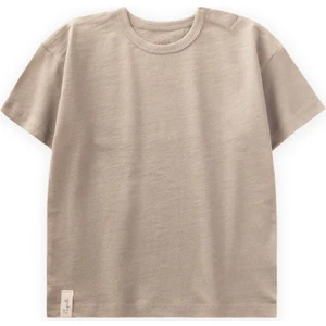 Basic Bebe T-Shırt 0-3 Yaş Bej