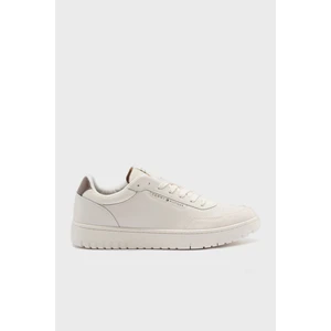 Tommy Hilfiger Deri Karışımlı Logolu Sneaker Ayakkabı Erkek Ayakkabı FM0FM05467 Af3