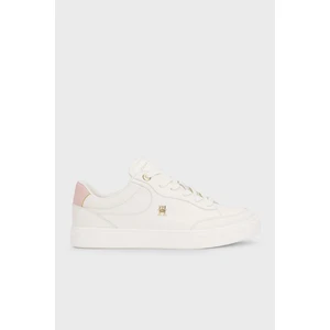Tommy Hilfiger Logolu Deri Sneaker Ayakkabı Bayan Ayakkabı FW0FW08322 Ybh