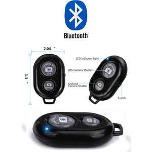 Bluetooth Kumandalı 10"inç LED Işıklı Halka Işığı+ 210 cm Tripod + Yaylı Telefon Tutucu