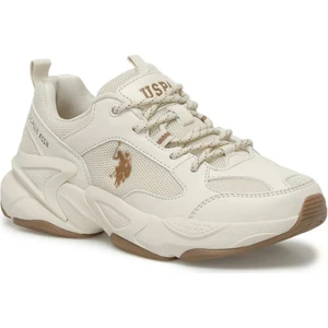 U.s. Polo Assn. Maybe Wmn 5fx Kadın Bej Sneaker Ayakkabı