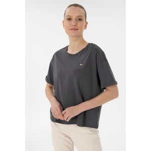 U.S. Polo Assn. Kadın Antrasit Tişört 50305822-VR006