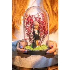 Avukatlar Günü Hediyesi Kadın Avukat Temalı Fanus Teraryum