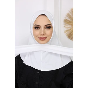 Afra Scarf Çıtçıtlı Hazır Pratik Hijab Günlük ve Havuz Bone
