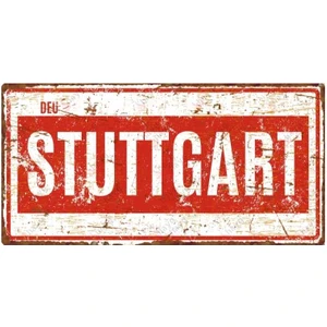 Hayg Equipment Stuttgart - Pas Görünümlü Dekoratif Alüminyum Tabela