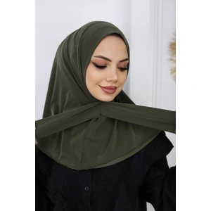Afra Scarf Çıtçıtlı Hazır Pratik Hijab Günlük ve Havuz Bone