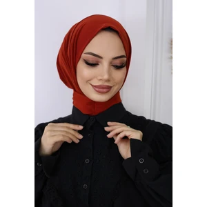 Afra Scarf Çıtçıtlı Hazır Pratik Hijab Günlük ve Havuz Bone
