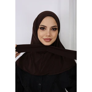 Afra Scarf Çıtçıtlı Hazır Pratik Hijab Günlük ve Havuz Bone
