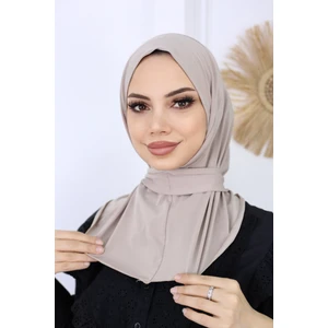 Afra Scarf Çıtçıtlı Hazır Pratik Hijab Günlük ve Havuz Bone