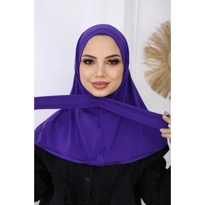 Afra Scarf Çıtçıtlı Hazır Pratik Hijab Günlük ve Havuz Bone