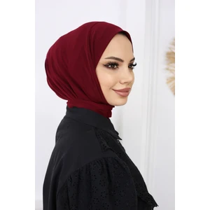 Afra Scarf Çıtçıtlı Hazır Pratik Hijab Günlük ve Havuz Bone