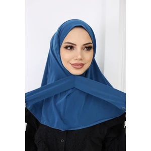 Çıtçıtlı Hazır Pratik Hijab Günlük ve Havuz Bone