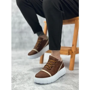 BA0666 Boa Taba Yüksek Taban Erkek Günlük Ayakkabı