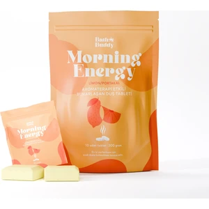 Bath Buddy Morning Energy Doğal Portakal ve Limon Esansiyel Yağlı Aromaterapi Etkili Duş Tableti 10 Adet