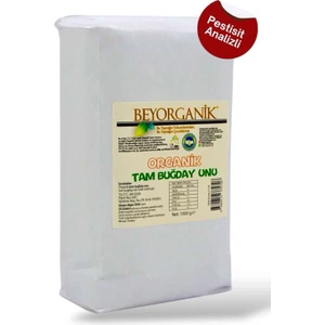 Organik Tam Buğday Unu 1kg (PESTİSİT VE AFLATOKSİN ANALİZLİ)