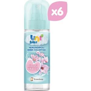 Uni Baby Bebek Kolonyası Çiçeksi Kokular 150 ml 6'lı
