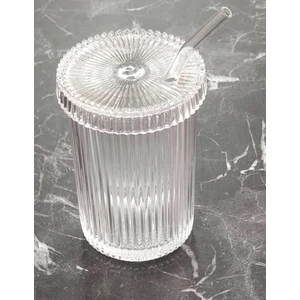 Pipetli Cam Kristal Bardak