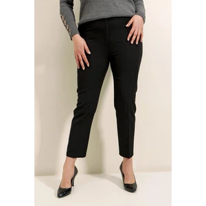 Beli Lastikli En Boy Likralı Büyük Beden Pantolon