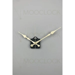 Saat Mekanizması, Akar Sessiz Duvar Saati Mekanizması, 14 mm Şaft, Akrep-Yelkovan-Saniye-(Askılı)