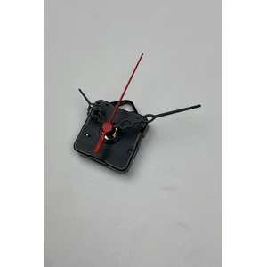 Saat Mekanizması, Akar Sessiz Duvar Saati Mekanizması, 14 mm Şaft, Akrep-Yelkovan-Saniye-(Askılı)