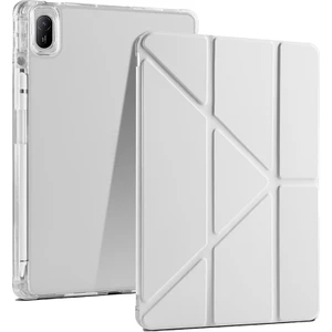 Huawei Matepad Se 11 Kılıf Yatay ve Dikey Standlı Uyku Modlu Kalemlikli Trifold Arkası Soft Silikon Smart Kılıf