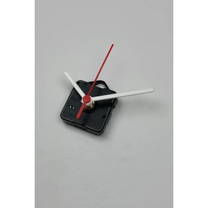 Saat Mekanizması, Akar Sessiz Duvar Saati Mekanizması, 14 mm Şaft, Akrep-Yelkovan-Saniye-(Askılı)