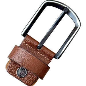 Taba Yedek Kemer Tokası Hakiki Deri Vidalı