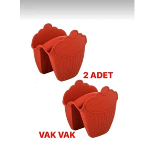 CKM Silikon Silikon Fırın Eldiveni 2li Vak Vak Seti