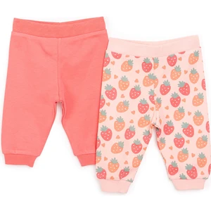 Hellobaby Basic Kız Çilek Desenli 2li Patiksiz Alt Kız Bebek