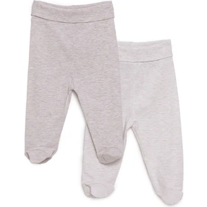 Hellobaby  2li Patikli Alt Ribana Bej